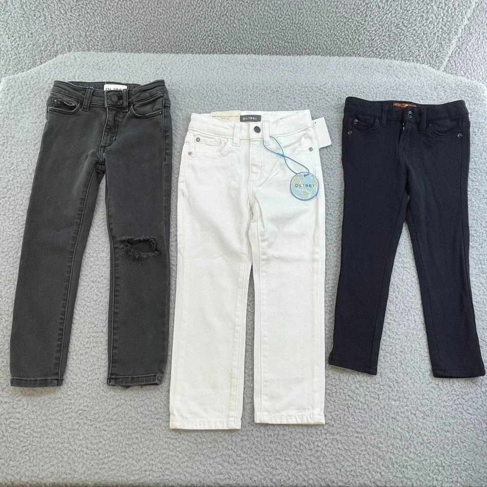 Chaser Spiritual Gangaster DL1961 7 For All‎ Man Kind Outfit Lot Girls 4T Play